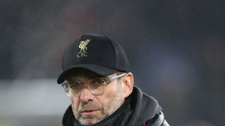Liverpool manager Jurgen Klopp during the Premier League match at Turf Moor