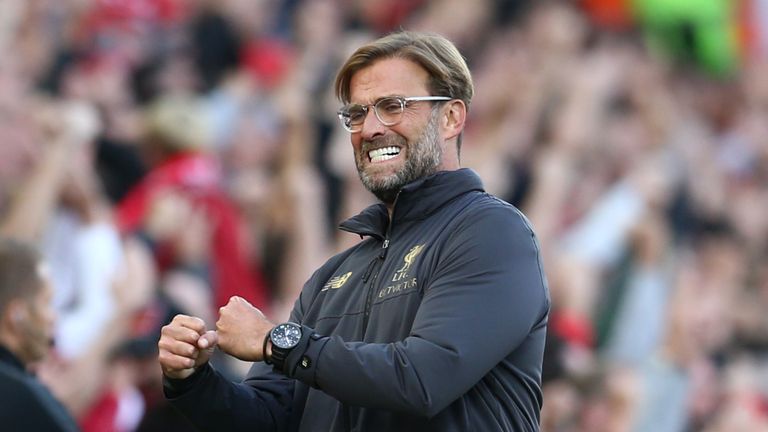  during the Premier League match between Liverpool FC and Brighton & Hove Albion at Anfield on August 25, 2018 in Liverpool, United Kingdom.