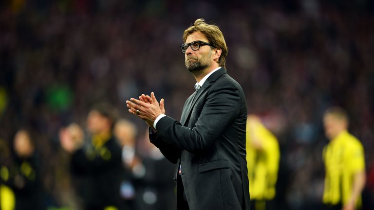 Jurgen Klopp and Borussia Dortmund lost to Bayern Munich in the 2013 Champions League final at Wembley
