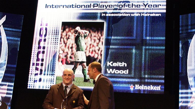 Keith Wood was the inaugural winner of World Rugby's Player of the Year award in 2001