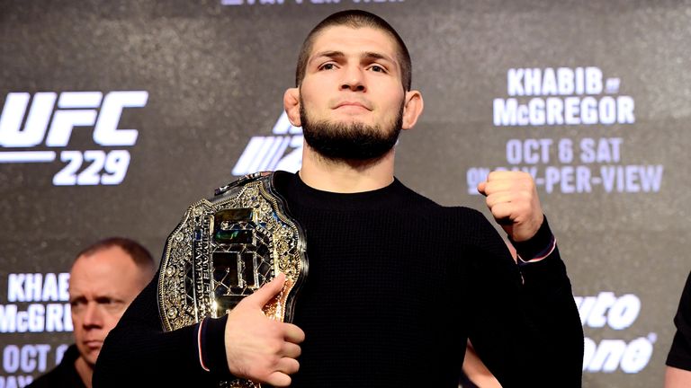 Khabib's victory over McGregor means he has won all 27 of his fights