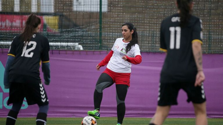 Former Afghanistan women's football captain Khalida Popal