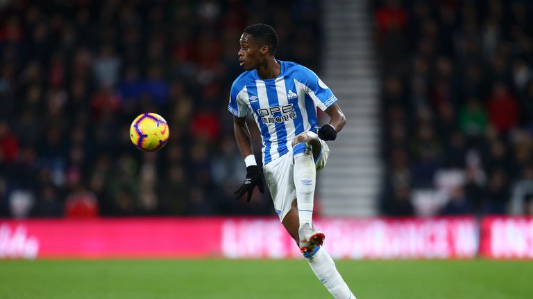 Terence Kongolo scored for Huddersfield in the 2-1 defeat at Bournemouth