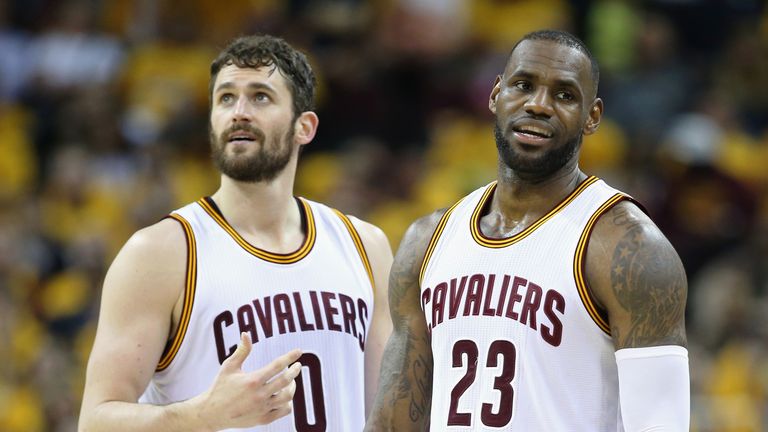 Kevin Love played with LeBron James in Cleveland
