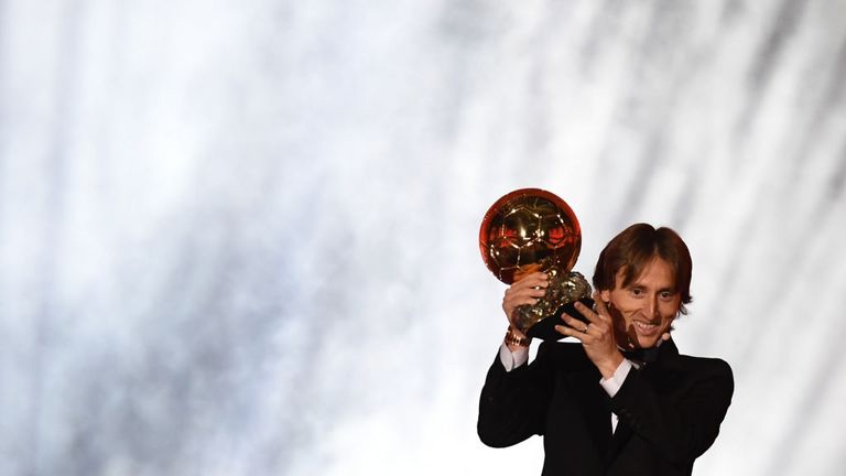 Luka Modric has won the 2018 men's Ballon d'Or award