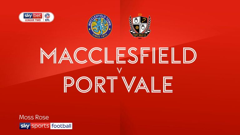 Macclesfield v Port Vale
