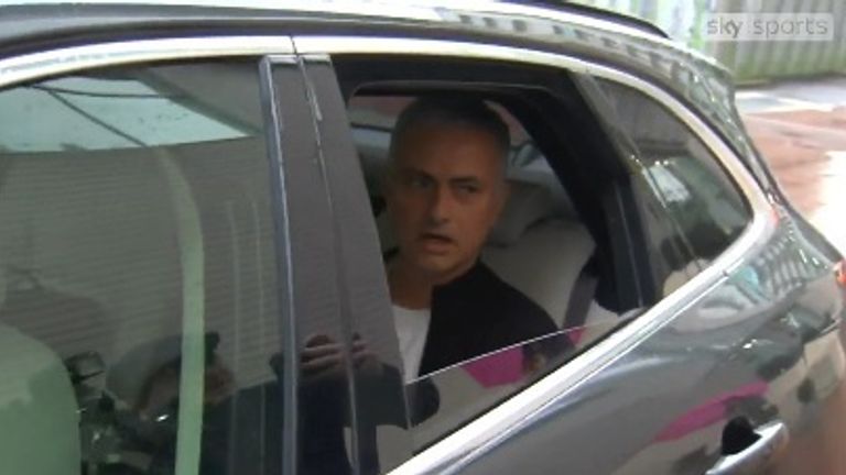 Jose Mourinho departing Manchester United
