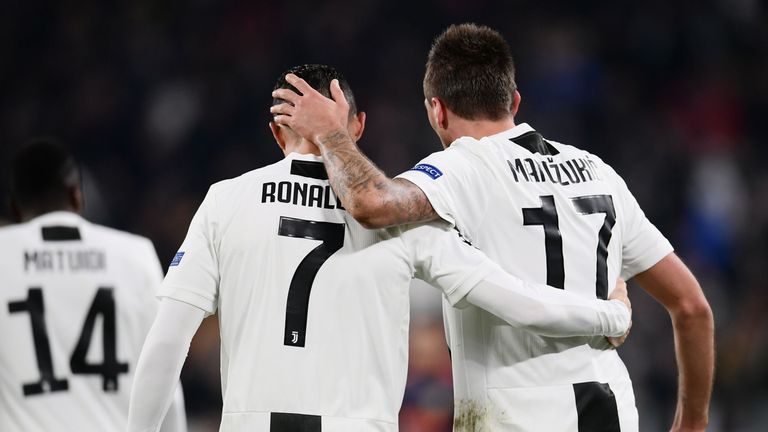Ronaldo, Mandzukic, Juventus