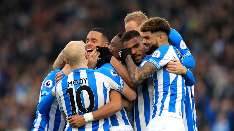 Mathias Jorgensen scored just his second goal for Huddersfield