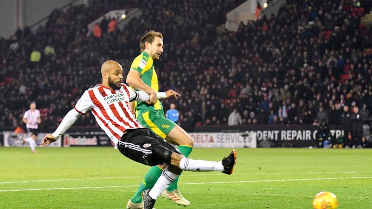 McGoldrick slots home the opener against West Brom