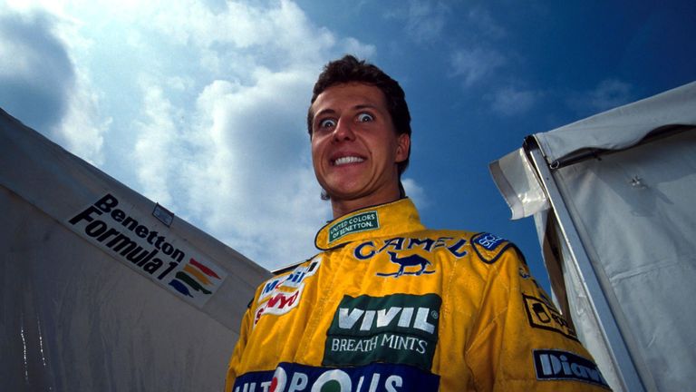 Two weeks after his debut for Jordan at Spa, Schumacher was in the colours of Benetton for his second race at Monza and scored his first F1 points with fifth place. Impressively, he immediately outperformed triple champion team-mate Nelson Piquet.