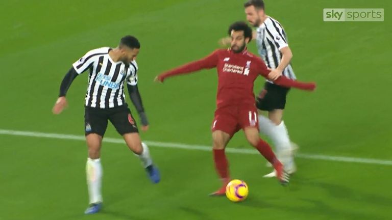 Mo Salah Liverpool Newcastle penalty