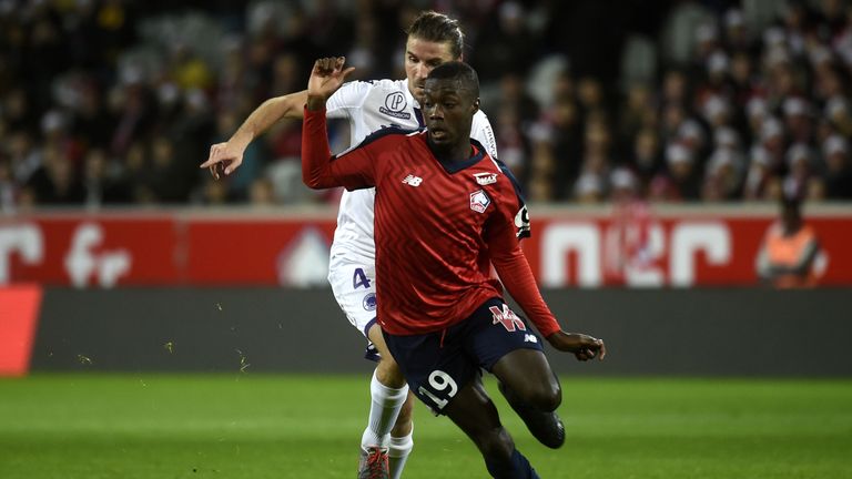 Lille striker Nicolas Pepe has attracted the interest of several top European clubs