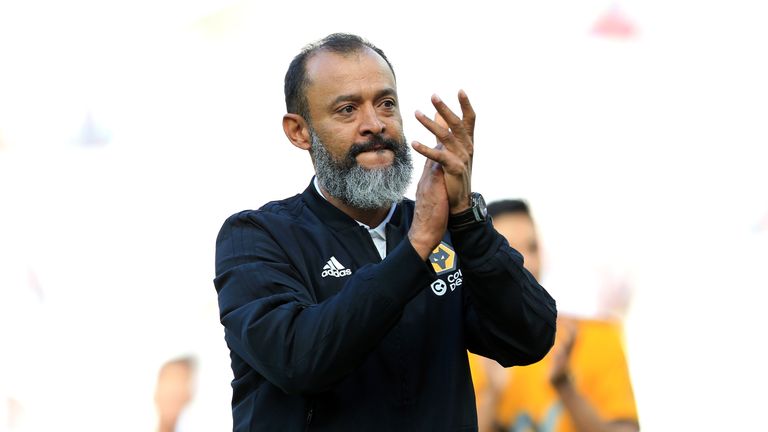  during the Premier League match between West Ham United and Wolverhampton Wanderers at London Stadium on September 1, 2018 in London, United Kingdom.