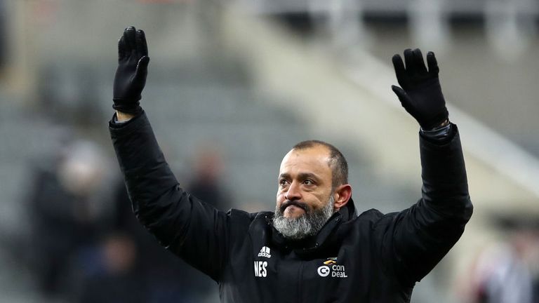 Nuno Espirito Santo admits Wolves were fortunate to win at Newcastle