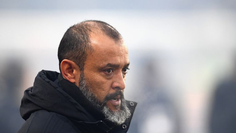 Nuno during the Premier League match between Wolverhampton Wanderers and AFC Bournemouth at Molineux on December 15, 2018 in Wolverhampton, United Kingdom.