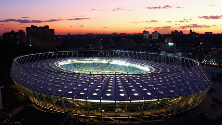 Kiev's Olympic Stadium will host Shakhtar Donetsk's game against Lyon