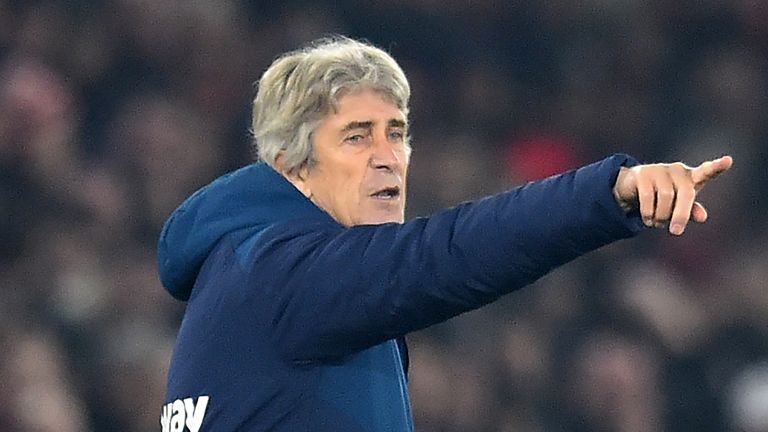Manuel Pellegrini oversaw a fifth West Ham win in their last six league games