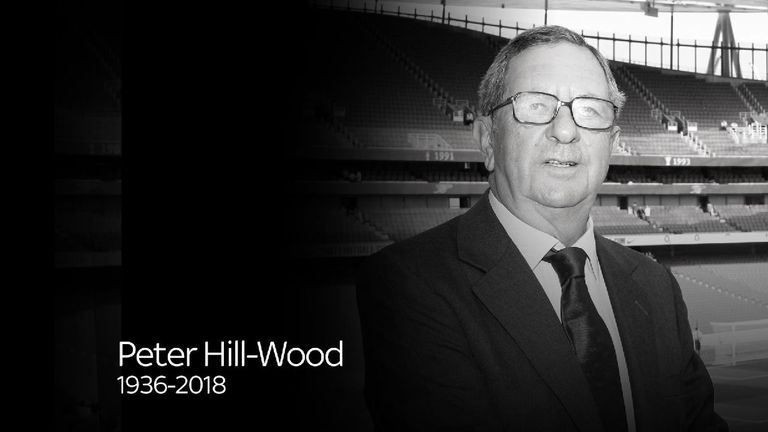 Arsenal announced the death of former chairman Peter Hill-Wood, at the age of 82