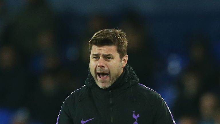  during the Premier League match between Everton FC and Tottenham Hotspur at Goodison Park on December 23, 2018 in Liverpool, United Kingdom.