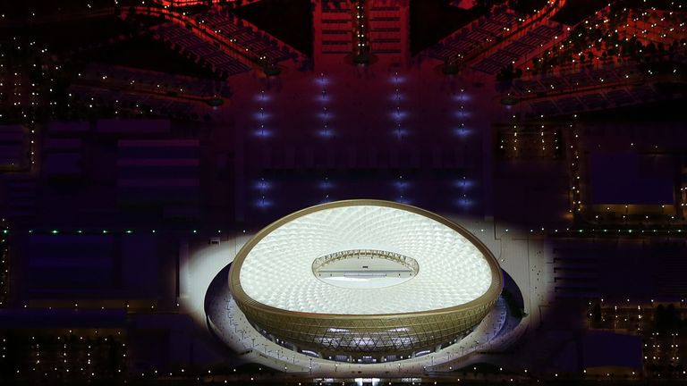The design of the Lusail Stadium was unveiled at a gala ceremony in Doha