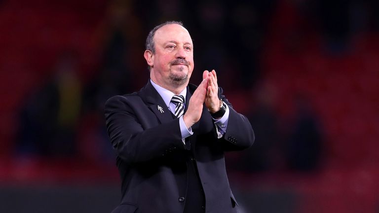 Rafael Benitez was pleased with his players after drawing 1-1 with Watford