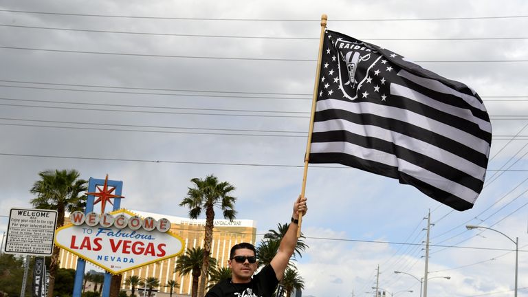 The Raiders will relocate to Las Vegas from 2020