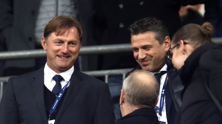 Newly appointed Southampton manager Ralph Hasenhuttl in the stands at Wembley