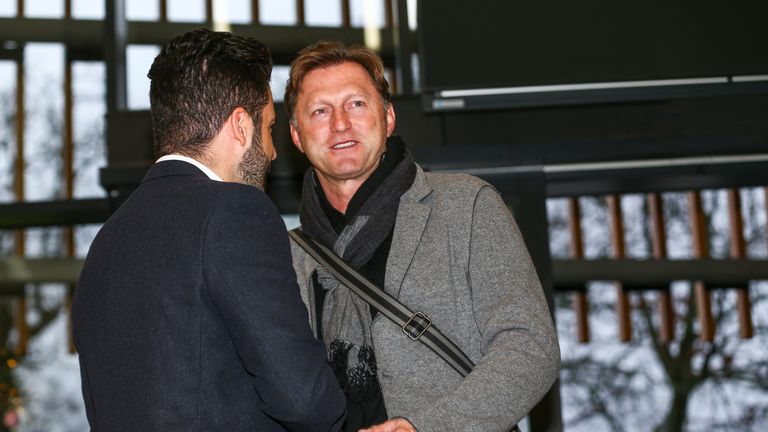 New Southampton manager Ralph Hasenhuttl arrives at the club's Staplewood Campus