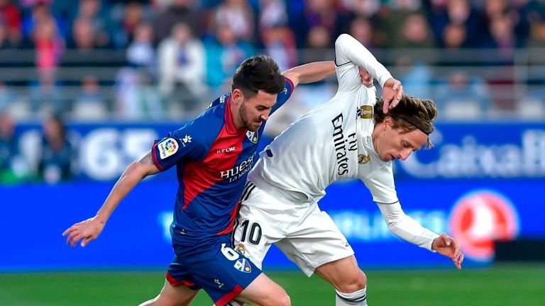 Modric was in action for the first time since winning the Ballon d'Or