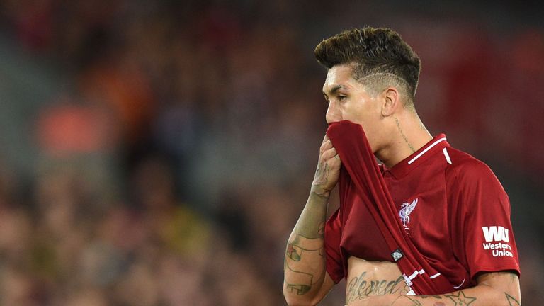 Roberto Firmino has seen in a dip in form in recent weeks