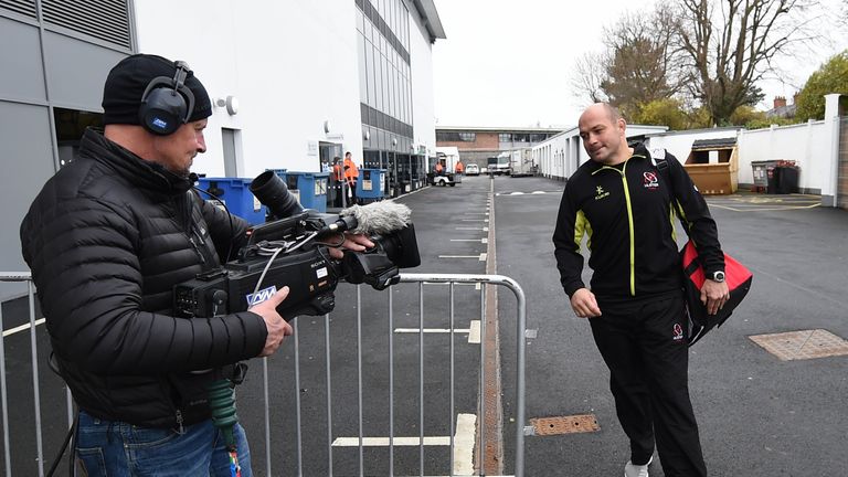 BELFAST, NORTHERN IRELAND - DECEMBER 10: Rory Best of Ulster pictured arriving before the European Champions Cup game between Ulster and ASM Clermont Auvergne on December 10, 2016 in Belfast, United Kingdom. (Photo by Charles McQuillan/Getty Images)