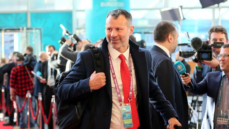 Ryan Giggs was at the Euro 2020 draw last weekend