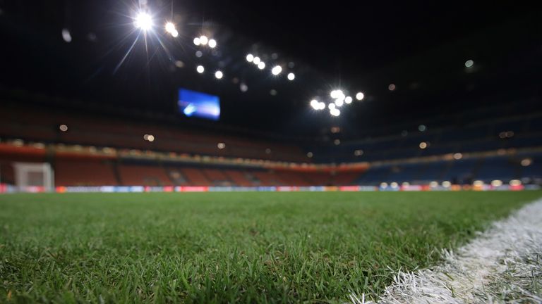 during the UEFA Champions League Group B match between FC Internazionale and PSV at San Siro Stadium on December 11, 2018 in Milan, Italy.