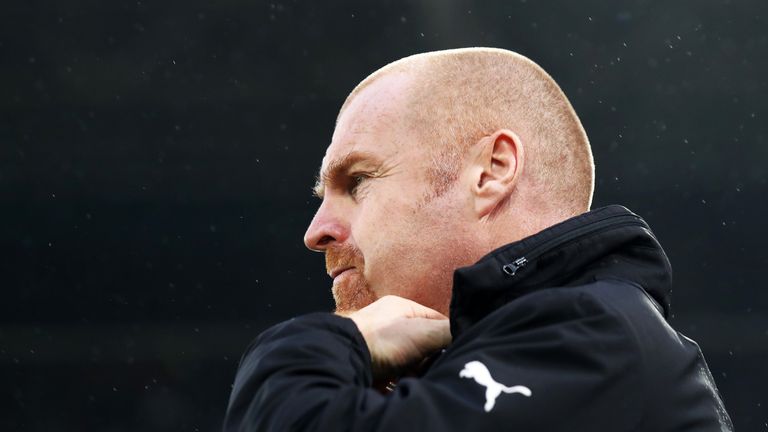 Sean Dyche during the Premier League match between Crystal Palace and Burnley FC at Selhurst Park on December 1, 2018 in London, United Kingdom.