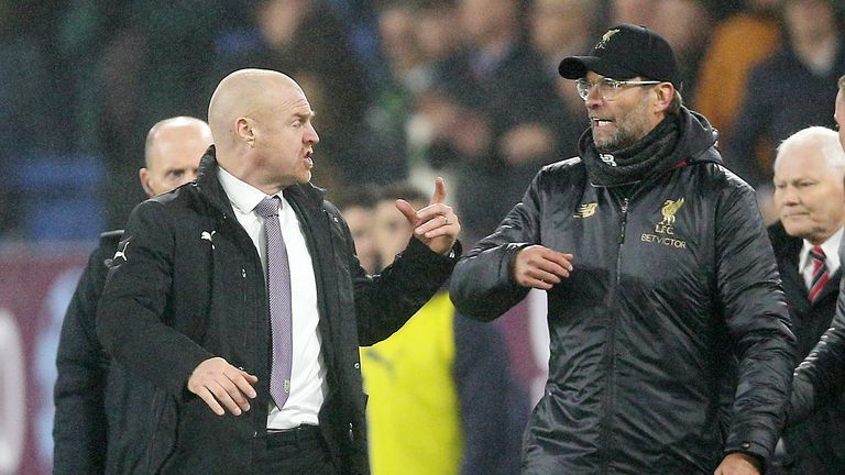 Burnley manager Sean Dyche was annoyed by Jurgen Klopp&#39;s comments after Liverpool&#39;s win