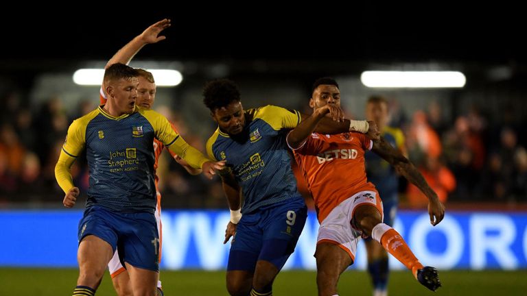 Solihull Moors drew 0-0 at home to Blackpool on Friday