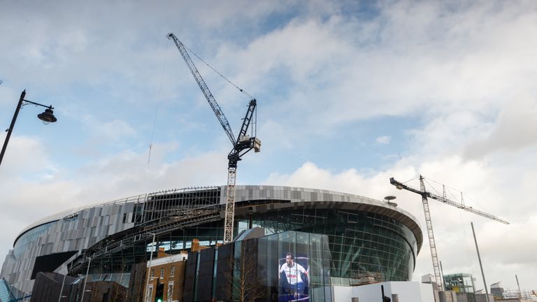 Tottenham's new White Hart lane takes shape
