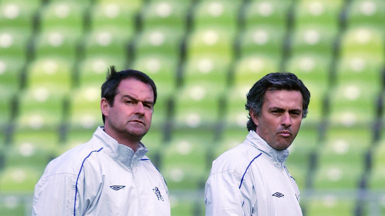 Jose Mourinho and Steve Clarke worked together at Chelsea