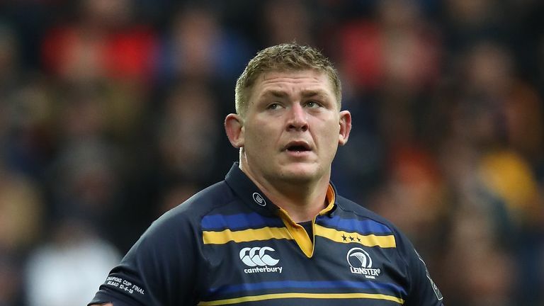 Tadhg Furlong during the European Rugby Champions Cup Final match between Leinster Rugby and Racing 92 at San Mames Stadium on May 12, 2018 in Bilbao, Spain.