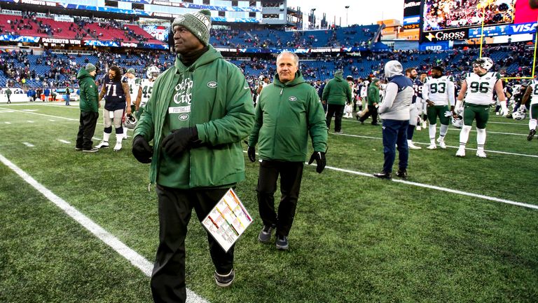 Bowles' last game in charge was a 38-3 defeat to the Patriots