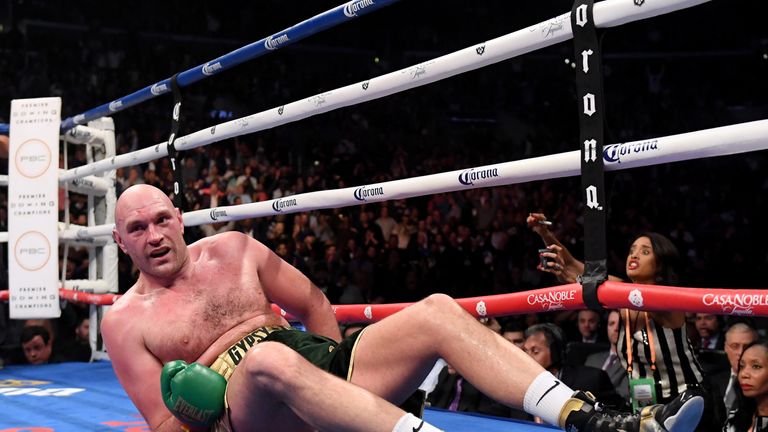 Fury was down twice in the Staples Center shoot-out