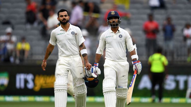 Virat Kohli, Ajinkya Rahane lead India battle vs Australia