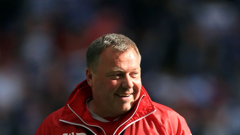 Wally Downes during a QPR training session
