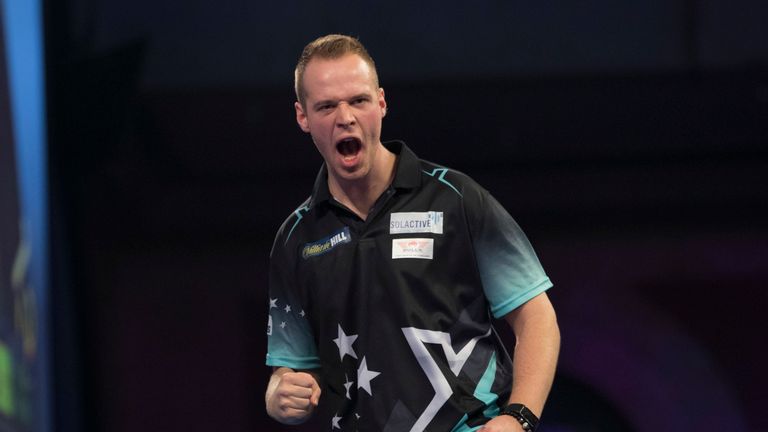 Max Hopp at the World Darts Championship