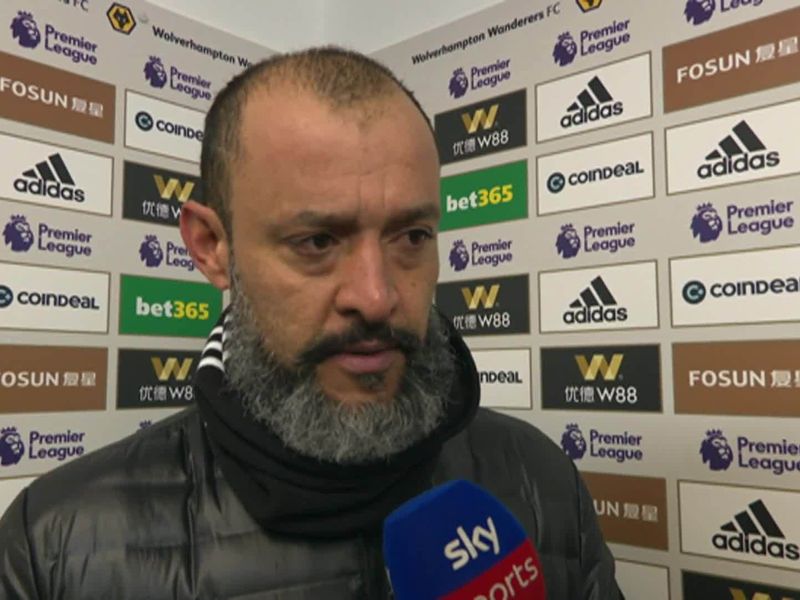 Nuno Espirito Santo says Wolves showed lack of focus in Liverpool loss |  Football News | Sky Sports