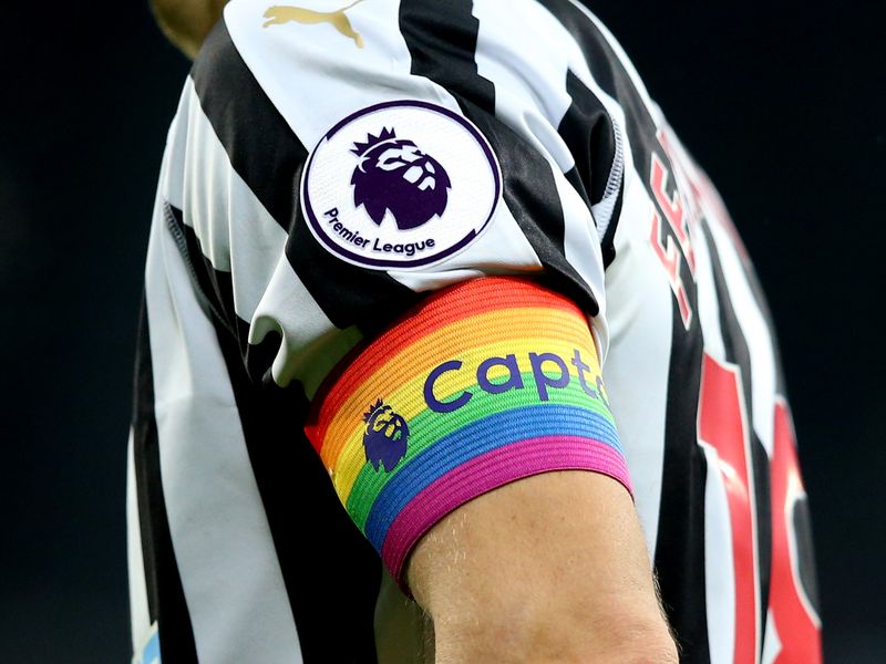 Premier League Gay Pride Captain Armband 2018 EPL Liverpool Tottenham Everton 