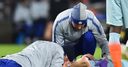WATCH: Luiz takes shot flush in face