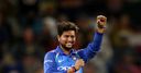 Kuldeep hat-trick helps India sink Windies
