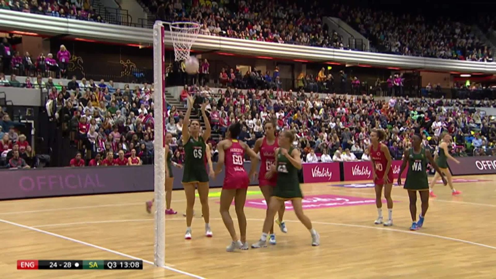 England Netball Rises England Roses lose to South Africa in Netball Quad Series | Netball ...